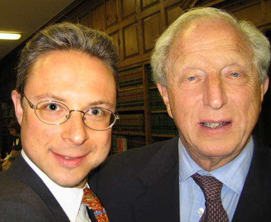 Craig D. Robins, Esq. with Honorable Lord Harry Woolf of Barnes, the Lord Chief Justice of England and Wales.